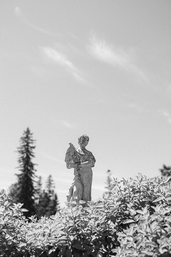 Statue, Manoir Stonehaven.